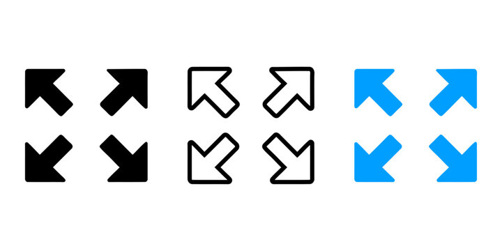 Eight navigation arrow icons for web and app design. Directional vector symbols for UI, UX, and digital interfaces.