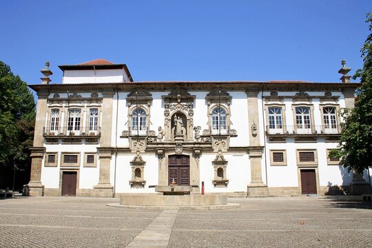 Guimaraes Municipal Council near the palace of the dukes of Braganza.