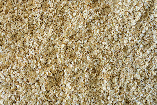 Closeup of instant oats