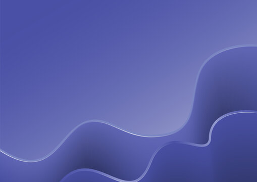 A simple and elegant blue background with wavy shapes.