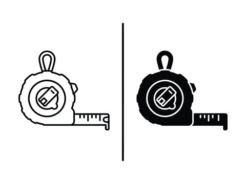 Branded Tape Measure Icon  Design 