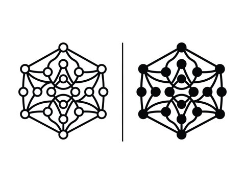 Circular AI Network Sync Icon