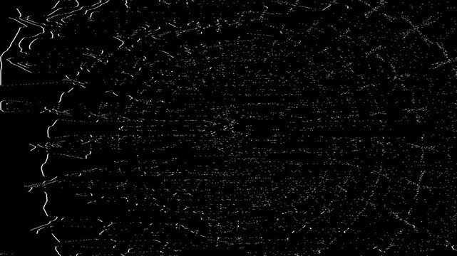 Animated glitch packed with gritty industrial elements, data mosh artifacts, and cyberpunk aesthetics. Perfect for tech-driven visuals and dark atmospheres.