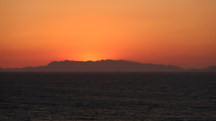 Obraz premium mediterranean sunset