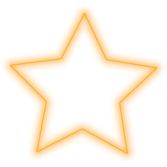 Obraz premium star neon border. star neon border icon. star neon border isolated