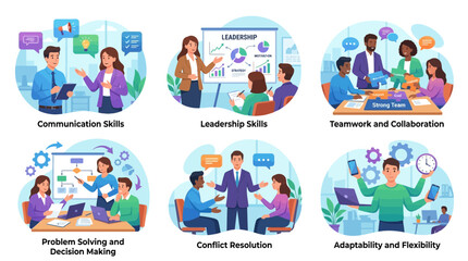 Fototapeta premium Diverse team collaborating on business strategy solutions together.