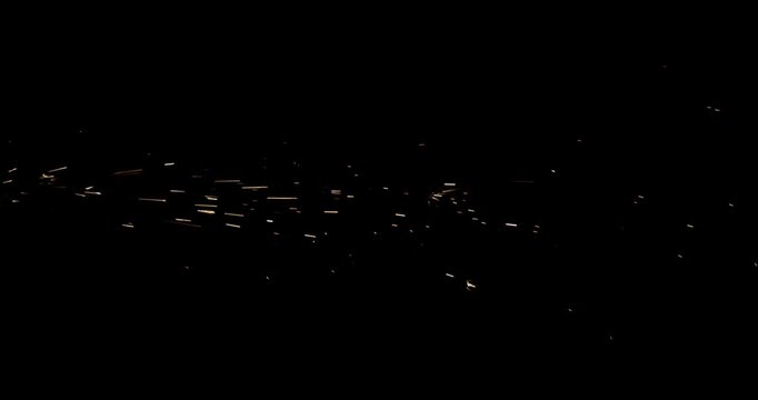 Abstract floating dust sparks particles overlay for graphic design