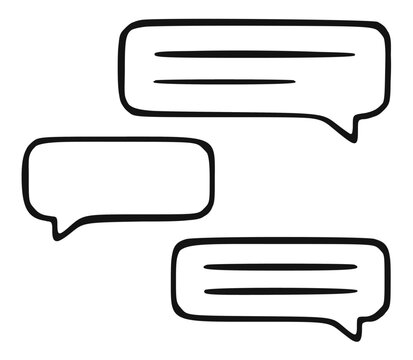 AI chatbot conversation line icon. Artificial intelligence technology and automation outline concept symbol.