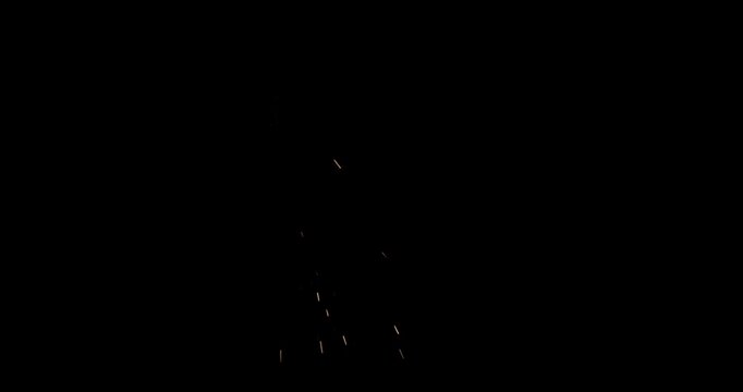 Cinematic lens flare dust sparks particles overlay on dark background