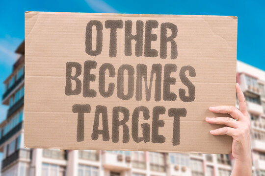 "Other Becomes Target" Difference turns into danger under the wrong conditions. TENSION. OTHER. TARGET. DIFFERENCE. DANGER.