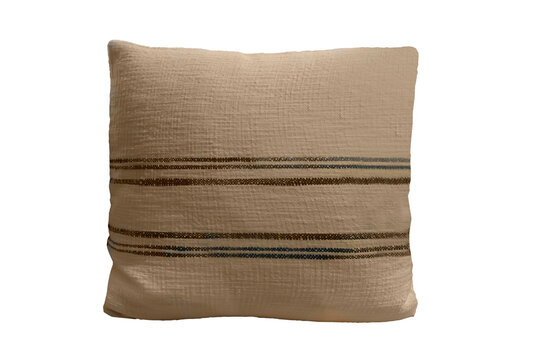 Gray decorative pillow