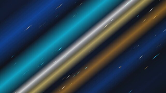 Abstract background featuring diagonal lines with glowing particles moving continuously in a seamless loop.