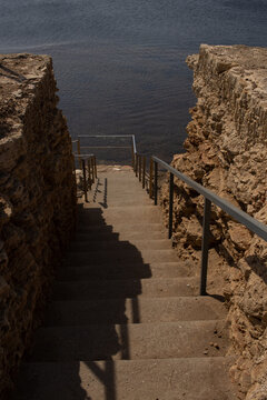 stairs to the sea