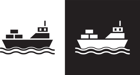 Cargo ship icon © Horoskooppi