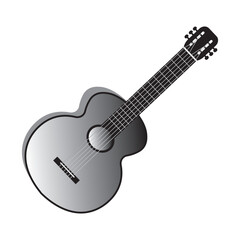 Fototapeta premium guitar icon logo vector design template