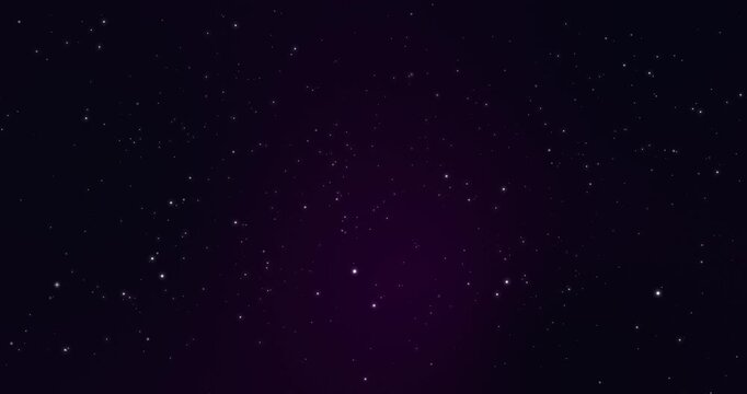 Shimmering starry sky with shooting stars, night with twinkling star-filled sky and meteor shower, cosmos and galaxy, vector