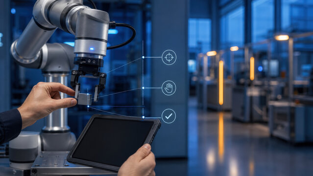 Collaborative Robot Gripper Position and Force Calibration with Blank Tablet Copy Space