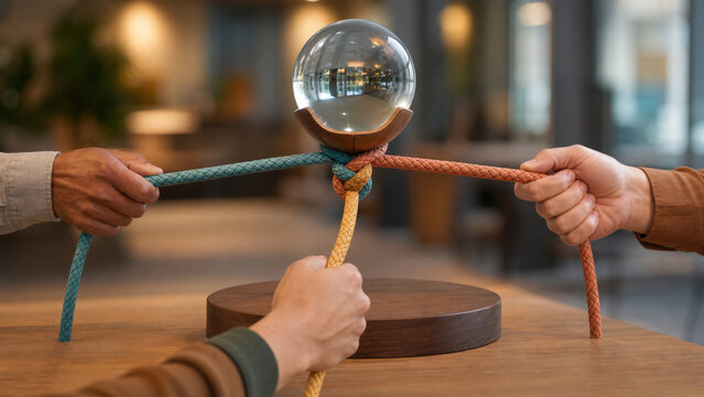 Trust Strengthened by Load with Glass Sphere Tension Demonstration