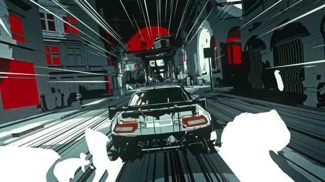 3D CAR NIGHT RIDE