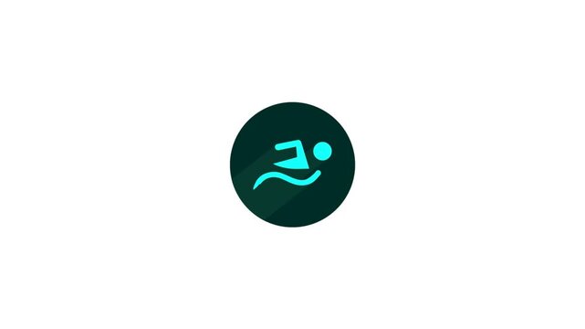 Swimmer Icon Animation