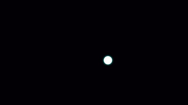 Glowing animation 4k white dot moving across digital crosshair grid background