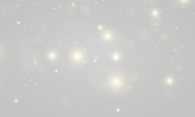 Fototapeta premium Magical gold dust swirls around twinkling stars. Bright glitter creates a luxurious radiant effect. Great for holiday artwork, wedding invitations, and glamour backgrounds PNG.