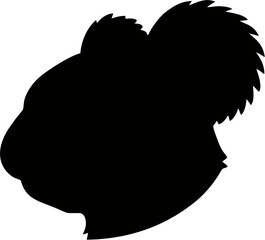 Koala Head Silhouette Vector ... © Aura Artistry