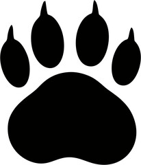 Koala Paw Print Silhouette Ve... © Aura Artistry