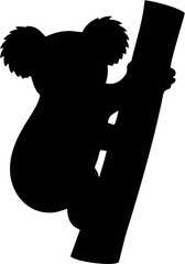 Climbing Koala Silhouette Vec... © Aura Artistry