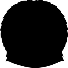 Fototapeta premium Sloth Face Silhouette Vector ...