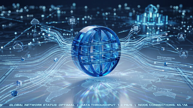 abstract technology Lightbulb Icon for Innovation, Idea, and Creativity Conceptbackground with binary code