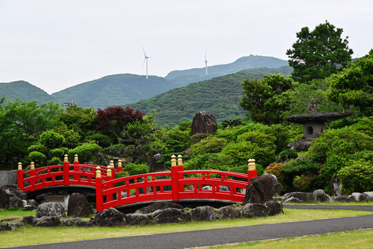Beautiful landscape of japanese garden