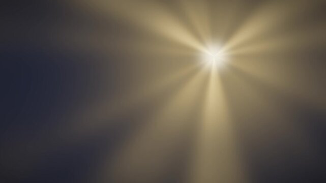 Volumetric light rays radiating god ray beams abstract dark background seamless loop in deep navy tones 2