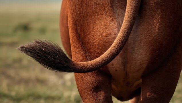 adult cow's tail