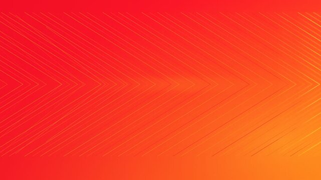 Red and orange gradient abstract pattern with series of diagonal chevron lines.