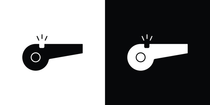 Whistle icon simple artwork collection
