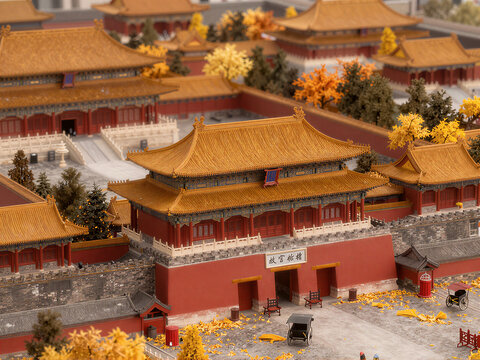 Miniature Forbidden City Autumn
