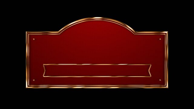 premium titles space concept for motion graphic with alpha channel