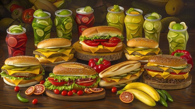 View of food on the table