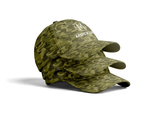 Cap Stacked Mockup