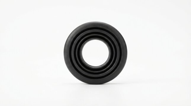 Black rubber grommet seal ring for industrial piping and cable protection with o ring, industrial