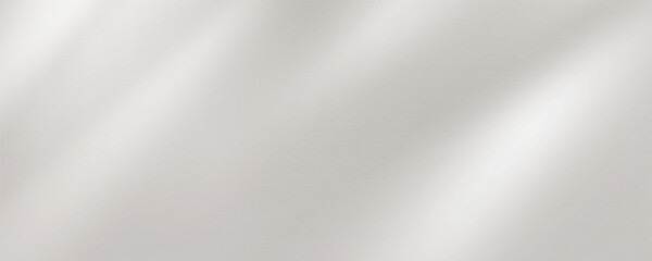 Fototapeta premium Smooth wavy gray gradient background. Soft silver liquid wallpaper. Silk nacre color texture for banner, flyer, presentation, graphic design. Abstract blurry wavy background cover.