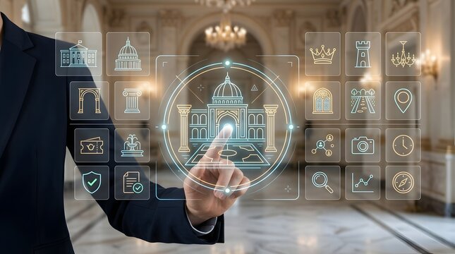 Interactive digital dashboard for museum and tourism navigation