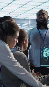 IT team addresses computer crash during data center work, combining bug fixing, support escalation and technical pressure from camera B angle.