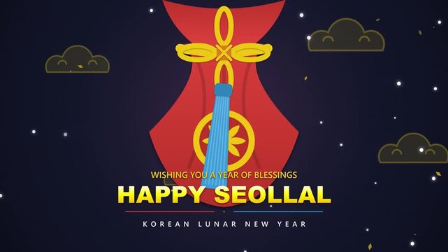 Traditional Decorative Charm Hanging in Starry Night Sky