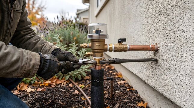 Water-efficient vacuum breaker, backflow prevention, winter plumbing, protection and conservation, responsible installation, plumbing safety, water conservation device, backflow preventer