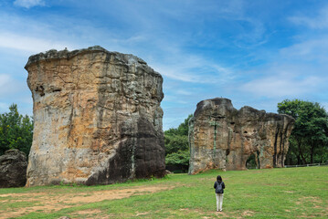 Mor Hin Khao, the stone henge of Thailand at Chaiyaphum province. © nopporn