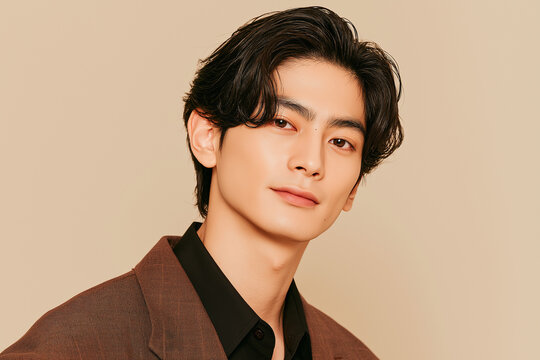 美容, 男性, メンズ美容, スキンケア, 化粧品, メンズコスメ, 若い男性, 美肌, アジア人, 日本人, フェイシャル, メンズメイク, 美容液, 保湿, クリーム, エイジングケア, 美容医療, メンズエステ, 美容クリニック, 肌ケア, ナチュラルメイク, 透明感, ツヤ肌, 清潔感, モデル, ポートレート, クローズアップ, ハンサム, 中性的, 韓国風, ヘアスタイル, メンズヘア