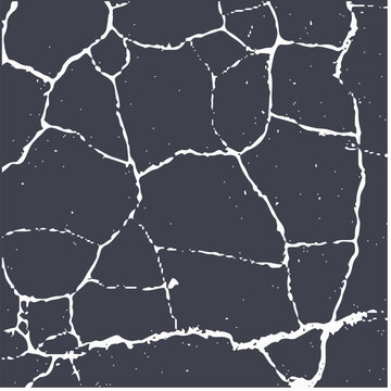 Cracked earth texture pattern on dark background for abstract drought or dry soil effect.