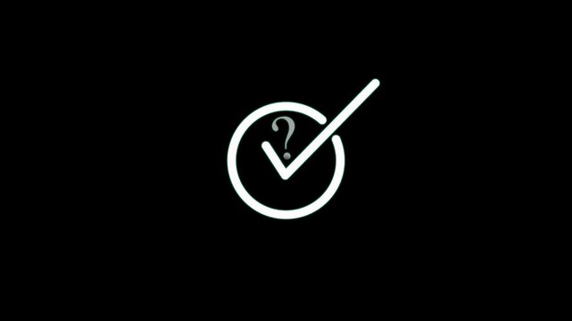 check mark tick icon  checkmark symbol for success, approval  animation, yes icon, check mark verified symbol for choice, approved tick mark flat style